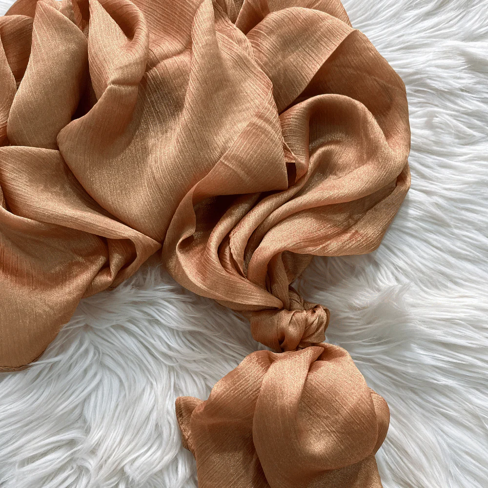 Crinkle Silk - Metalic Gold - Image 2