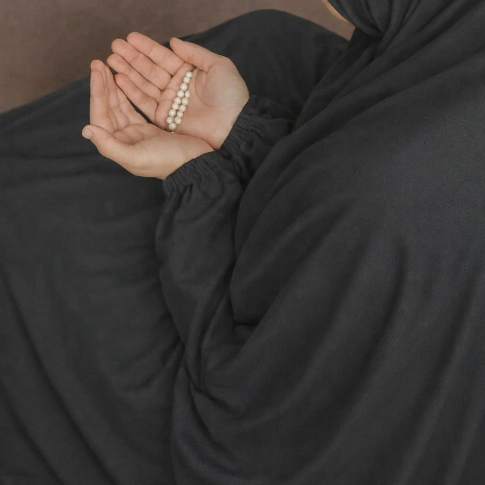 Full Coverage Namaz Chaddar - Grey