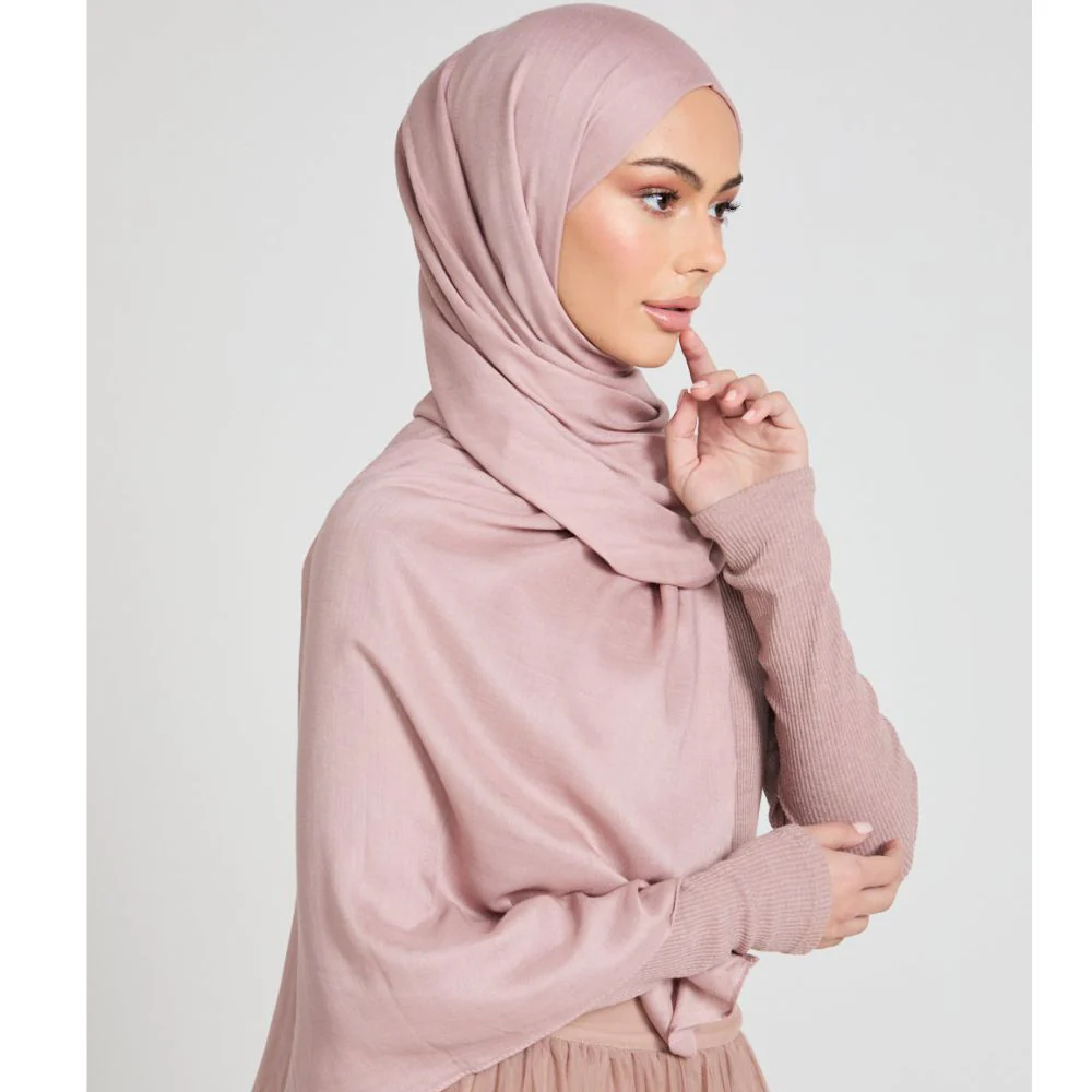 Modal Hijab - Mauve - Image 3