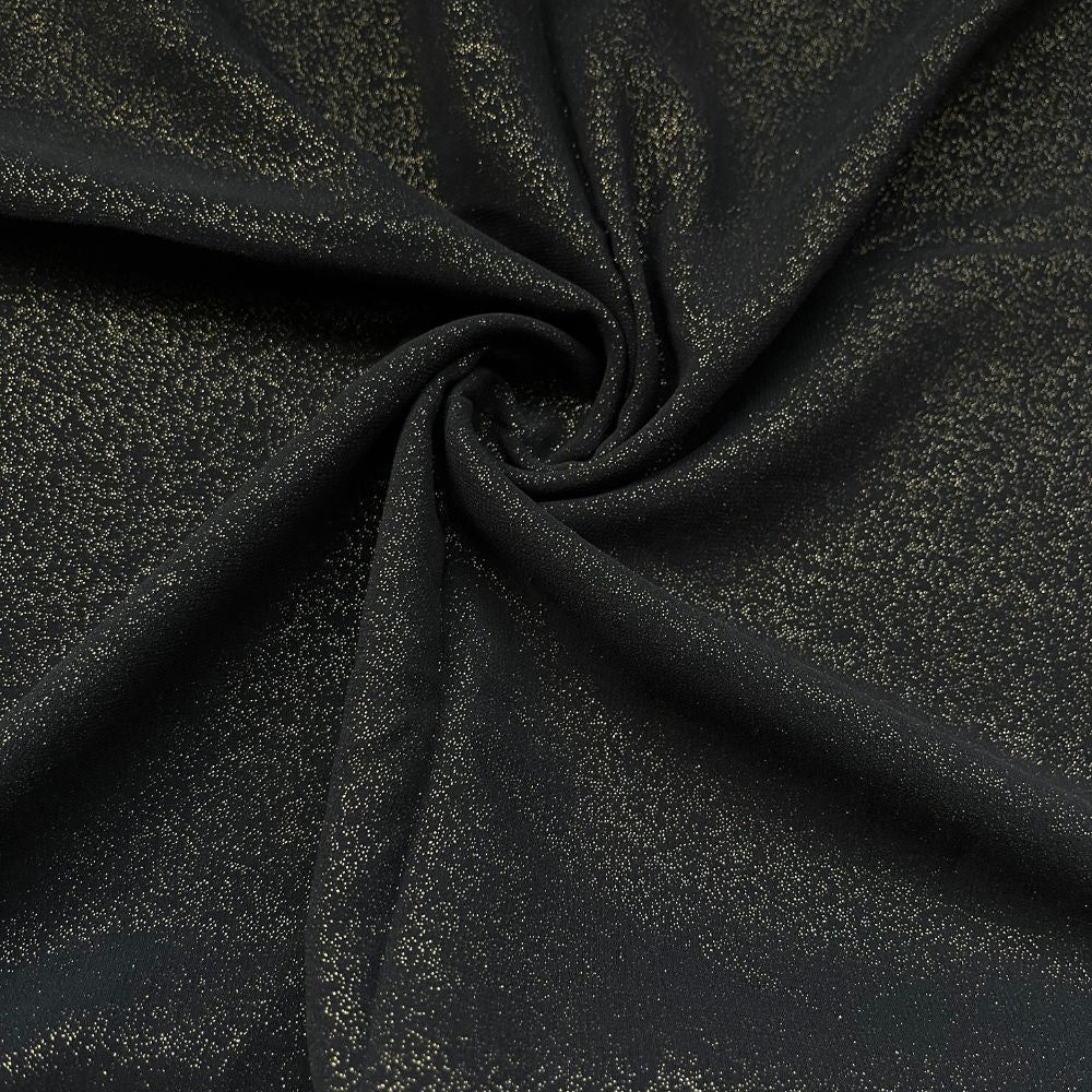 Moonlight Georgette - Black