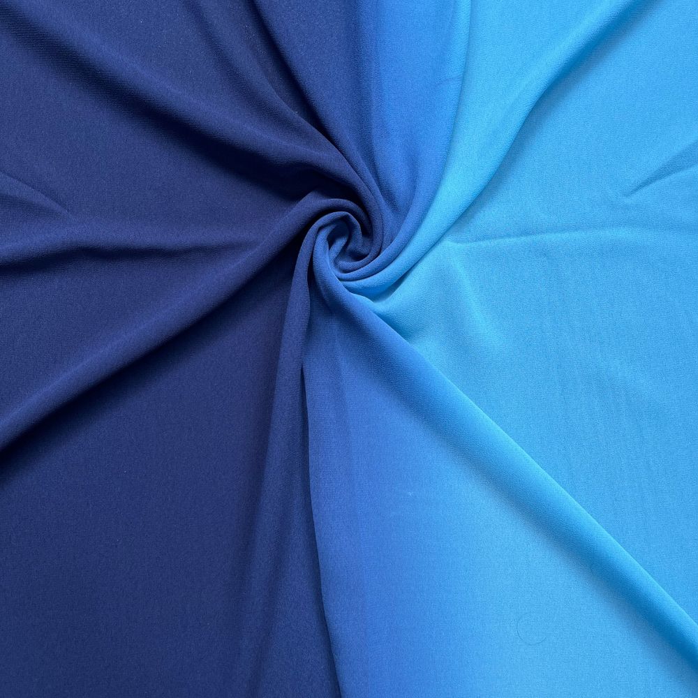 Ombre Fusion Chiffon - Zesty Ocean - Image 3