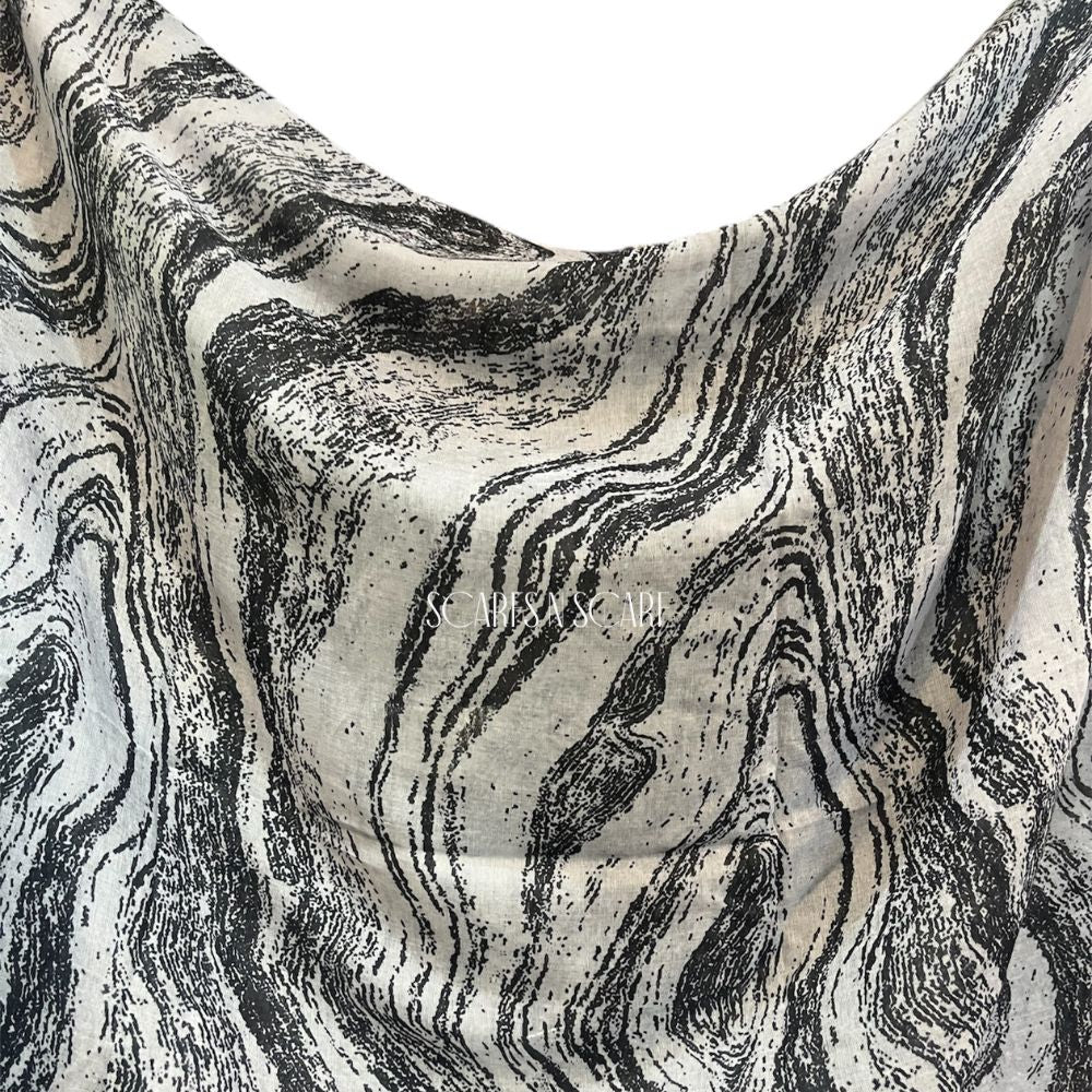 Printed Modal Lawn Hijab - Neon Nights - Image 2