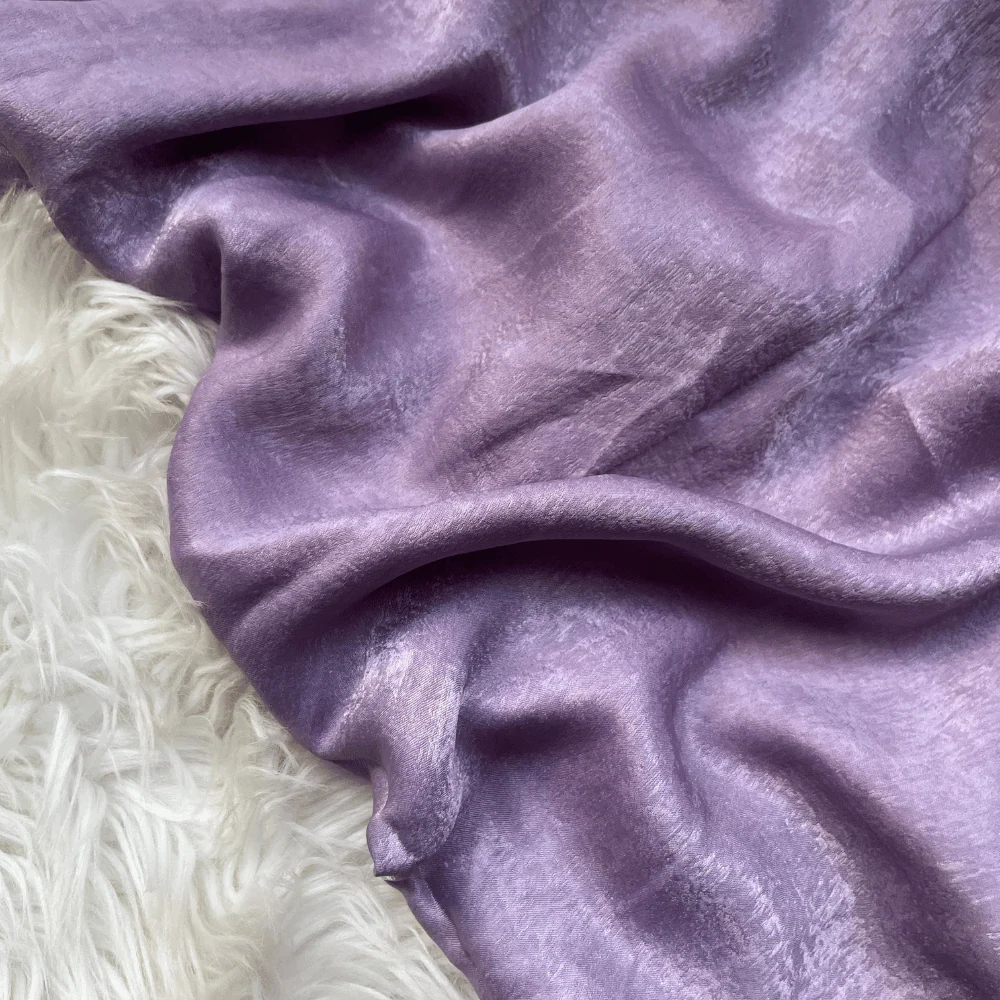 Velvet Silk Hijab - Orchid